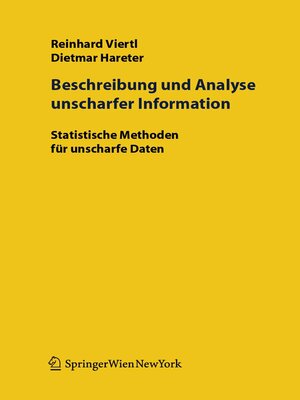 cover image of Beschreibung und Analyse unscharfer Information